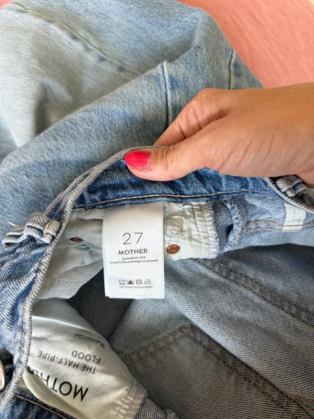 MOTHER Jeans Size 27 - Half-pipe barrel flood - Material Girl - Picture 4 of 6